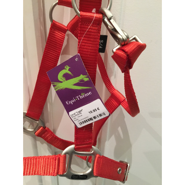 Licol equitheme light orange