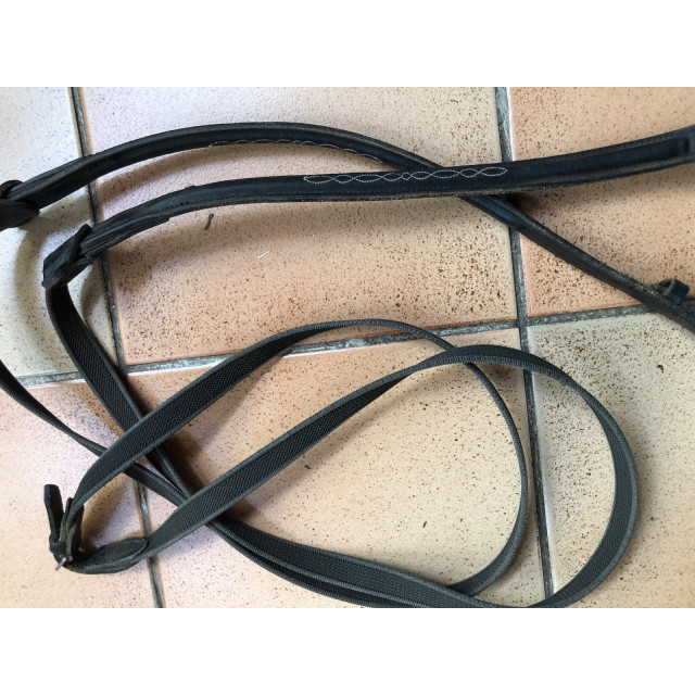Filet en cuir noir