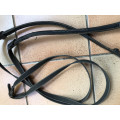 Filet en cuir noir