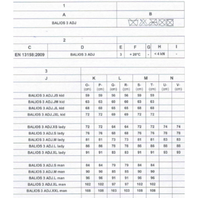 Gilet de Cross Dainese Balios 3 Adj