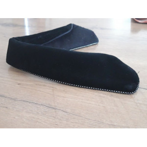 Col noir pour veste Manfredi