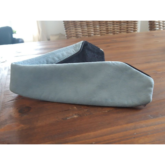 Col bleu ciel pour veste Manfredi