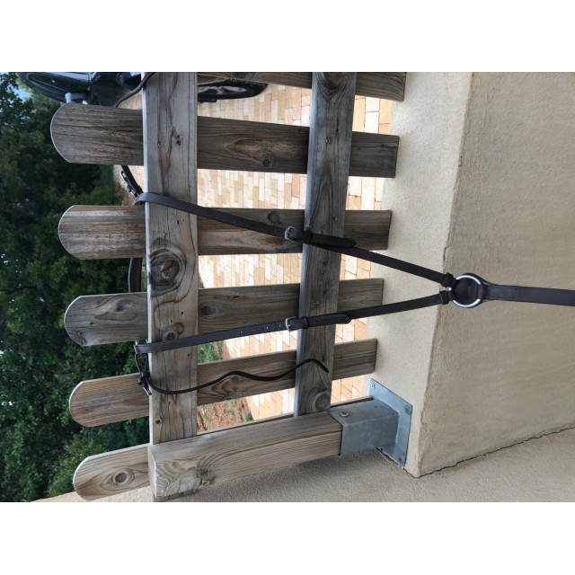 Collier de chasse marron taille cob