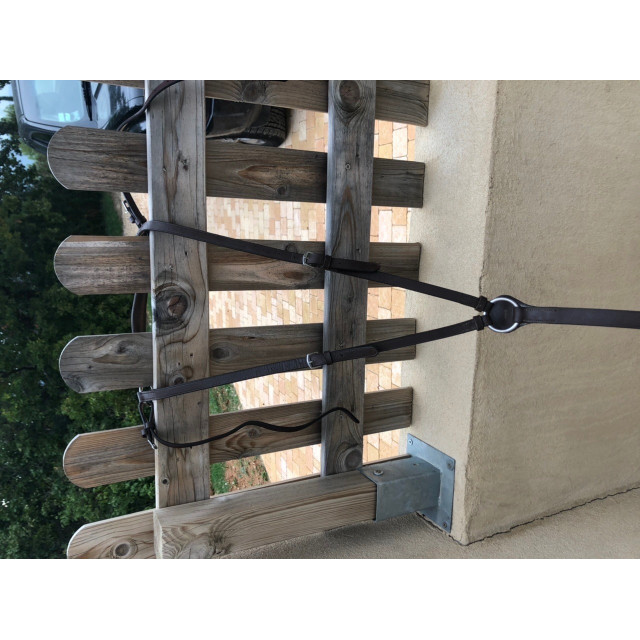 Collier de chasse marron taille cob