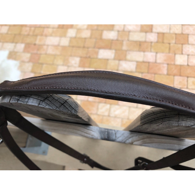 Collier de chasse marron taille cob