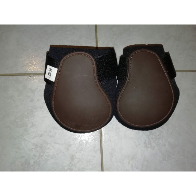 Protège-boulets brun poney