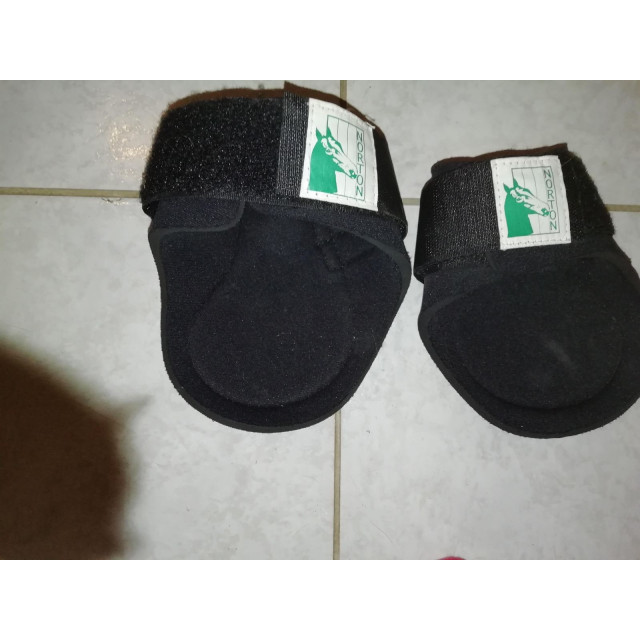 Protège-boulets brun poney