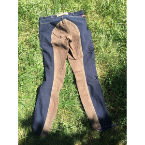 pantalon HKM bleu et marron