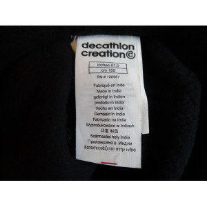 Couverture en polaire noire