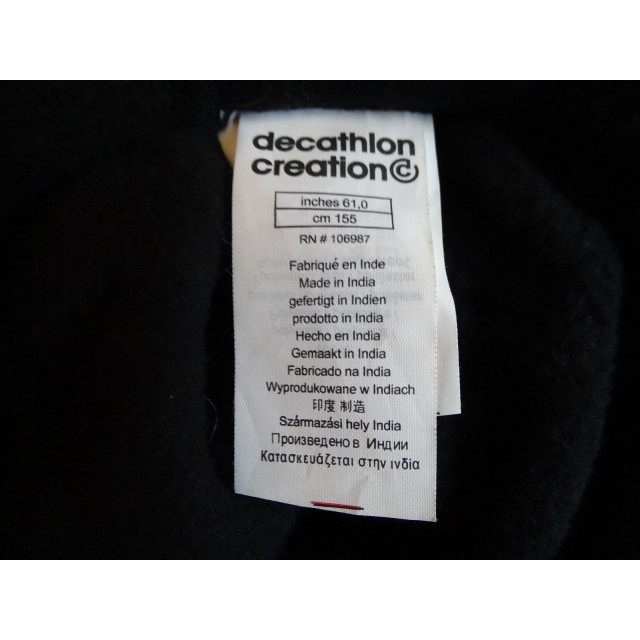 Couverture en polaire noire