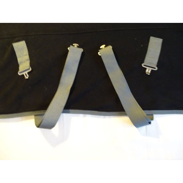 Couverture en polaire noire