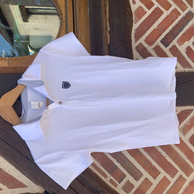 Polo de concour fouganza blanc