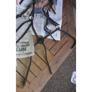 Bridon muserolle croisée poney