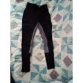 Pantalon équitation noir et gris
