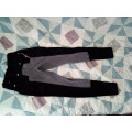 Pantalon équitation noir et gris