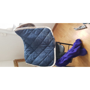 Tapis equithème bleu