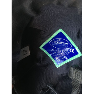 Lot casque de cross + toque noire