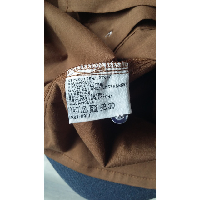 Chemise concours Equithème S HOMME chocolat