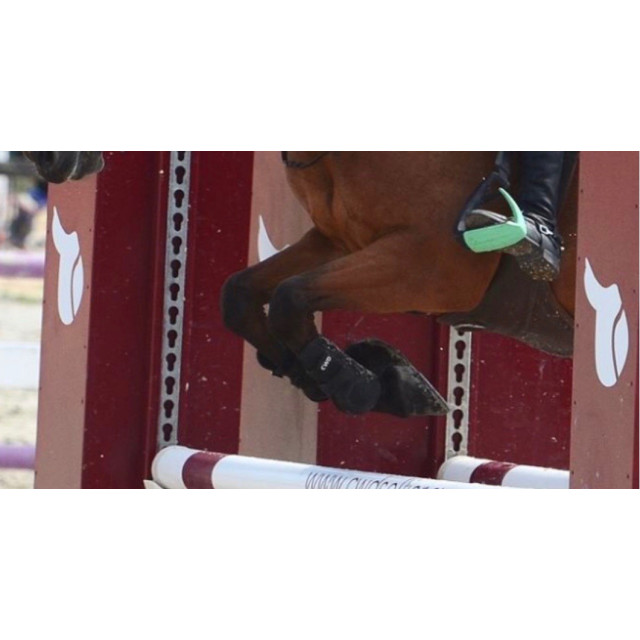 Guêtres CWD en cuir noir