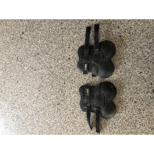 Guêtres CWD en cuir noir