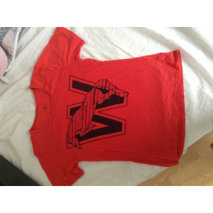 T-shirt rouge John WHITAKER