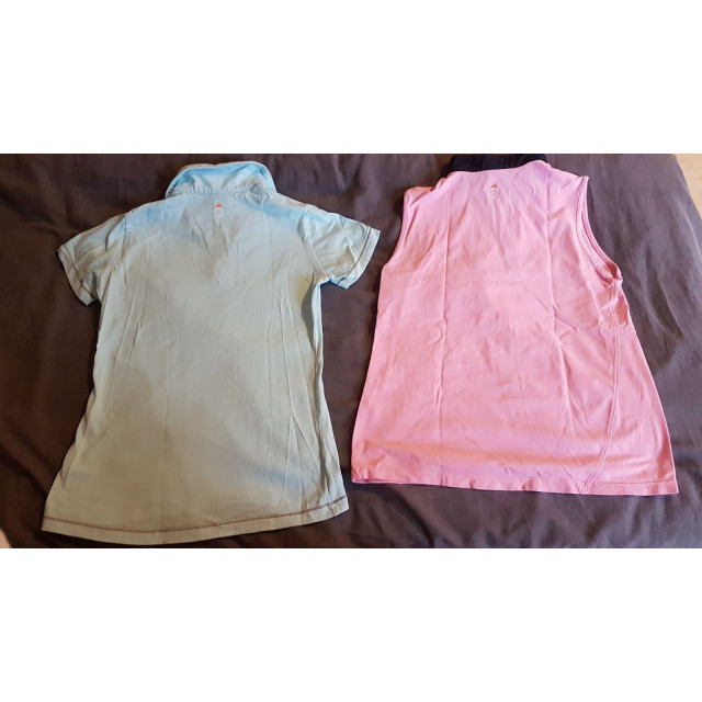 T-shirt bleu et rose peu être vendu séparément