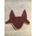 Bonnet beige et marron