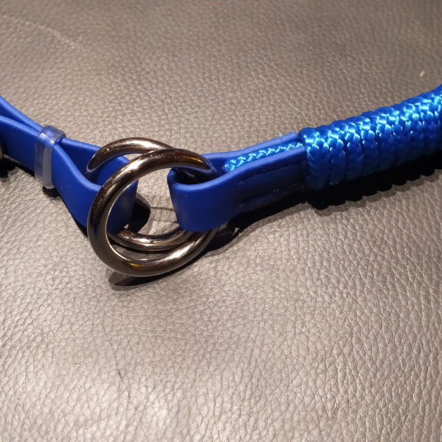 Ensemble muserolle de sidepull & frontal corde et biothane