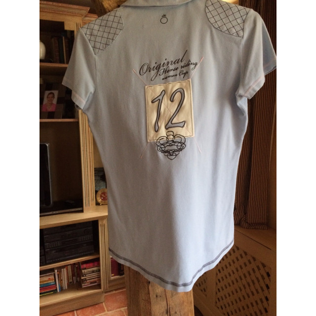 Polo Bleu ciel manches courtes Fouganza T42