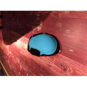 Guêtre/protège boulet bleu ciel