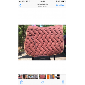 Tapis equi thème marron