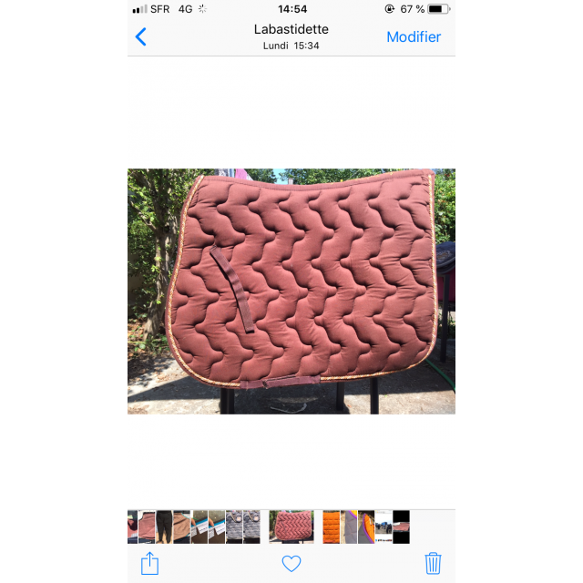 Tapis equi thème marron