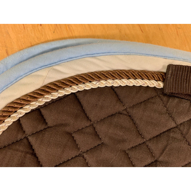 tapis EquiThème bleu et marron