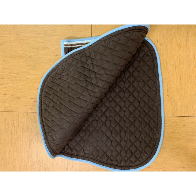 tapis EquiThème bleu et marron