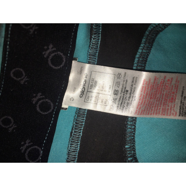 pantalon marron / bleu