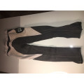pantalon gris / rose