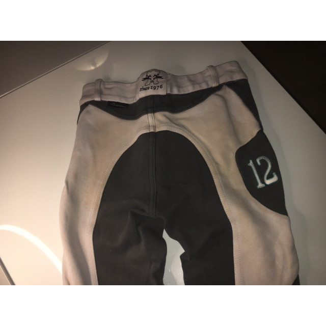 pantalon gris / rose