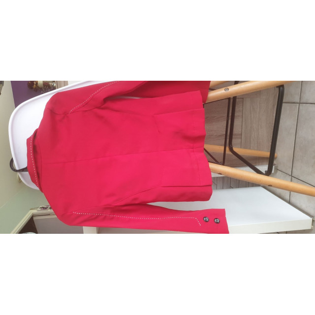 VESTE ROUGE PENELOPPE  LEPREVOST TAILLE 10 ANS