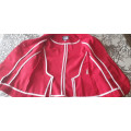 VESTE ROUGE PENELOPPE  LEPREVOST TAILLE 10 ANS