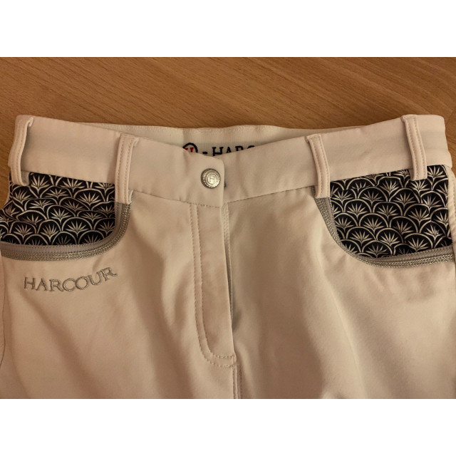 Pantalon blanc Harcour, taille 38