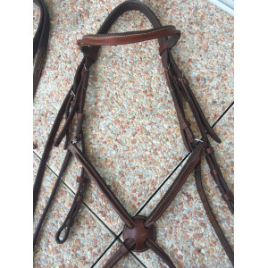 Filet cuir marron taille COB