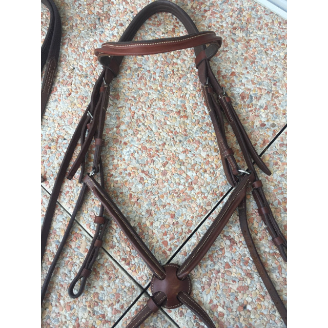 Filet cuir marron taille COB