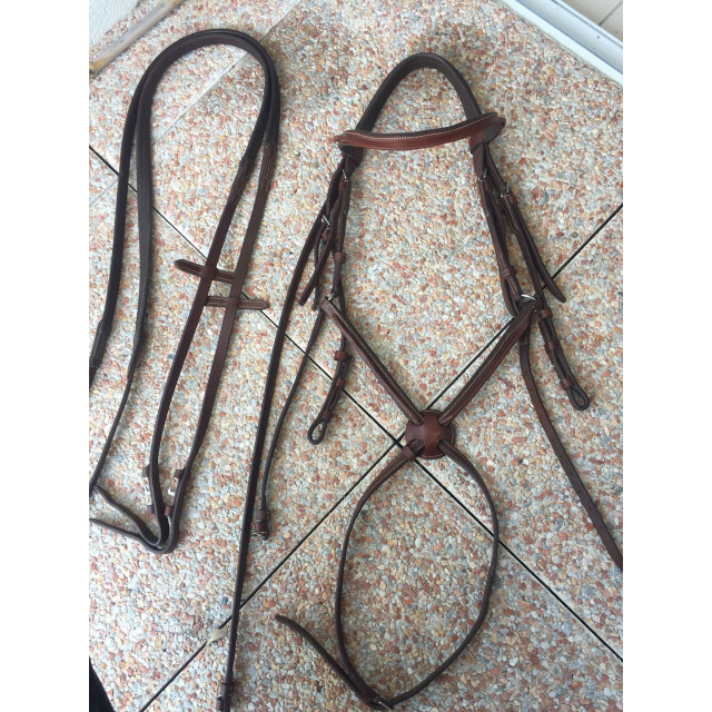 Filet cuir marron taille COB