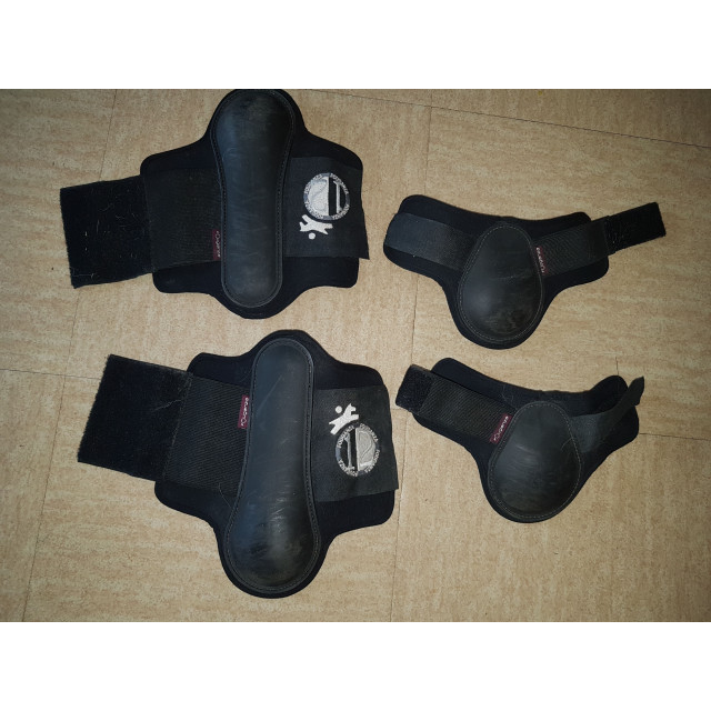Lot de 2 guêtres ouvertes + protège boulets FOUGANZA