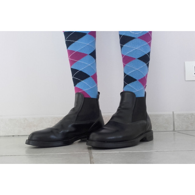 Boots en cuir.