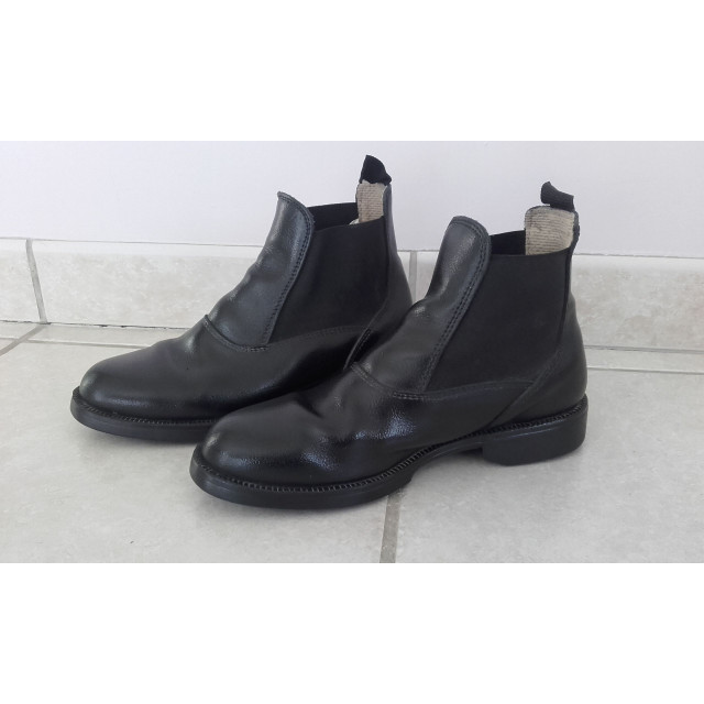 Boots en cuir.