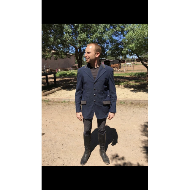 Veste equiline bleu marine