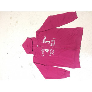 Sweat à capuche rose