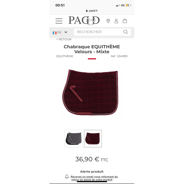Tapis de dressage .