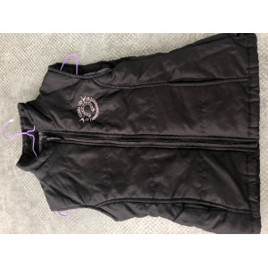 Veste sans manche noir Sierra 8 ans